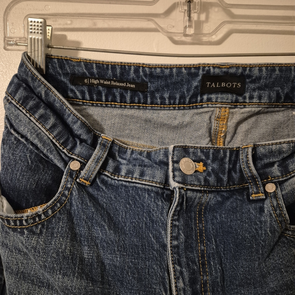 Talbots High Rise Blue Jeans - Picture 3 of 5